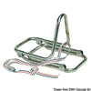 Folding rubber dinghy ladder