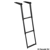 Telescopic ladder f.platforms AISI316 3 steps