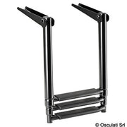 Telescopic ladder f.platforms AISI316 3 steps