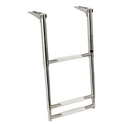 Telescopic large ladder AISI316 3 steps