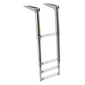 Telescopic standard ladder AISI316 4 steps