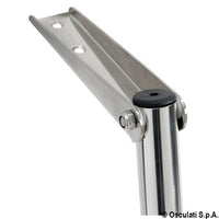 Telescopic large ladder AISI316 black 5 steps