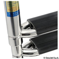 4-step XL telescopic ladder with handle