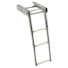 Telescopic foldaway standard ladder AISI316 3 step