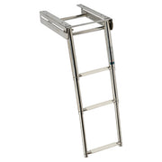 Telescopic foldaway standard ladder AISI316 3 step