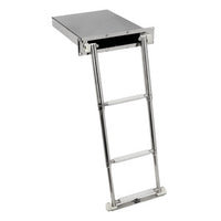 Foldaway ladder standard AISI316 3 steps