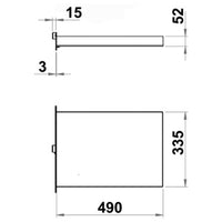 3-step foldaway ladder