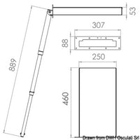 Mini retractable ladder
