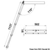 TOP LINE hidden telescopic ladder