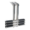 DIVER telescopic ladder 3 steps black