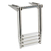 Telescopic ladder f.gangplank 4 steps