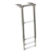 Telescopic ladder f.gangplank 4 steps