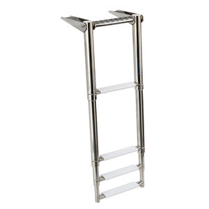 Telescopic ladder f.gangplank 4 steps