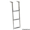 3-step telescopic ladder for platforms oval tubes