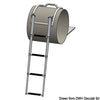 Tube quick-release ladder for dinghies