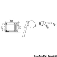 Tube quick-release ladder for dinghies