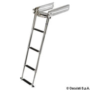 Sliding ladder to be mounted under the platform