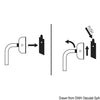 Quick coupling kit for stainless steel ladders