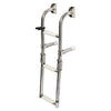 Foldable ladder AISI316 extra narrow 3 steps