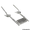 EasyUp Telescopic ladder with handles for installation above the bathing platform