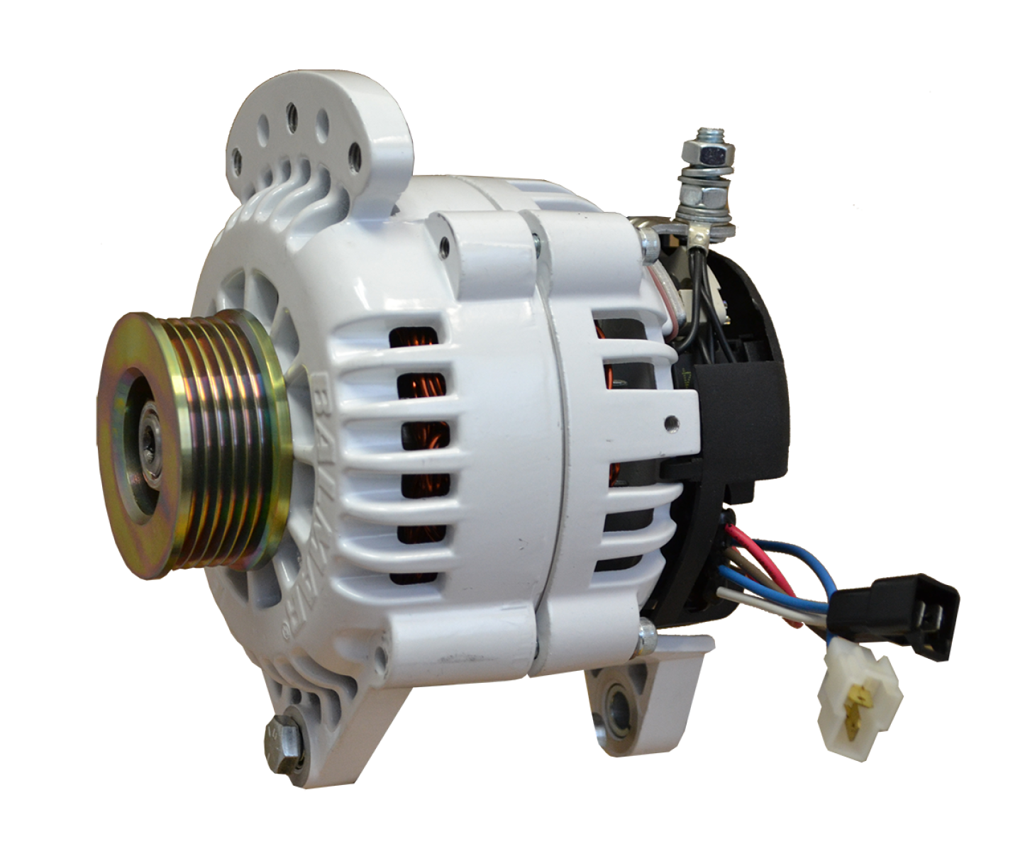 Alternator, 60 Series, 120a, 12v, SaddleMT, 3.15in K6Pul, IsoGrd
