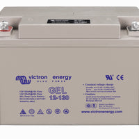 Victron 12V GEL deep cycle battery - 120 ah @ C10, 130 ah @ C20