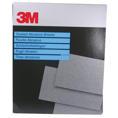 3M 734 Wetordry Abrasive Paper Sheets P120 (230 x 280mm / Pack of 25)