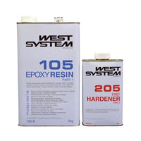 West System B-Pack 105 Resin & 205 Fast Hardener (6kg)