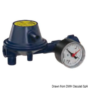 30-Mb pressure regulator with monemeter