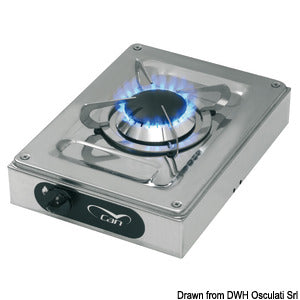 One-burner cooktop, external