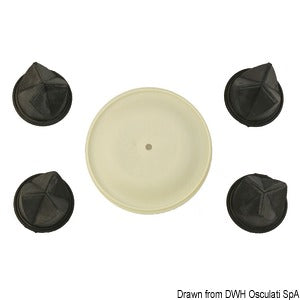 Maintenance kit for Whale Gulper macerator