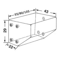Waste water tank 50 l