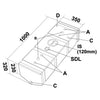Waste water tank 86 l