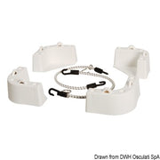 Universal fixing system for iceboxes