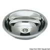 Rund sink SS, mirror polished 387 mm