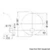 Rund sink SS, mirror polished 387 mm