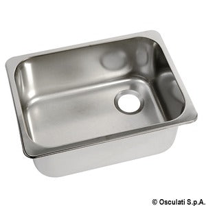 SS rectangular sink 250x360x150 mm