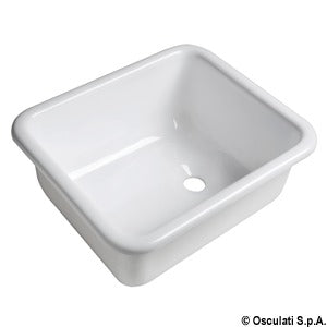 Rectangular plexiglass sink 330x280x140 mm