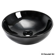 Hemispheric ceramic sink black 365 mm