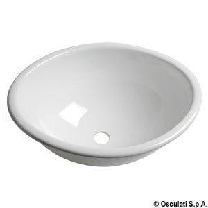 Oval plexiglas sink 370x290x150 mm