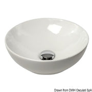 Ceramic hemispherical sink surface mounting Ø365mm