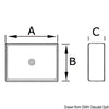 White ceramic vessel sink 400x300x130 mm
