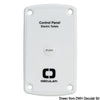 Electric control panel for standard electric toilets