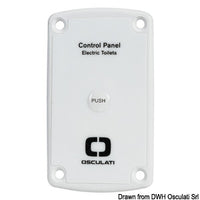 Electric control panel for standard electric toilets