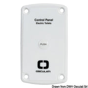 Electric control panel for standard electric toilets