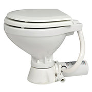 Electric toilet unit compact wooden seat 12 V