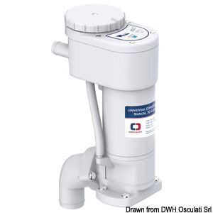 Manual-to-electric toilet conversion kit