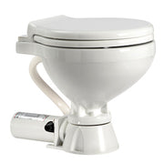 Electric toilet unit compact plastic seat 12 V