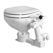 Manual toilet unit compact wooden board