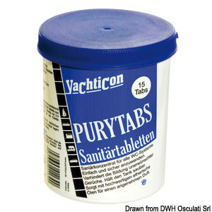 YACHTICON Pury Tabs for toilets